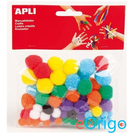 APLI ˝Creative˝ Pom-pom vegyes színek (13061)