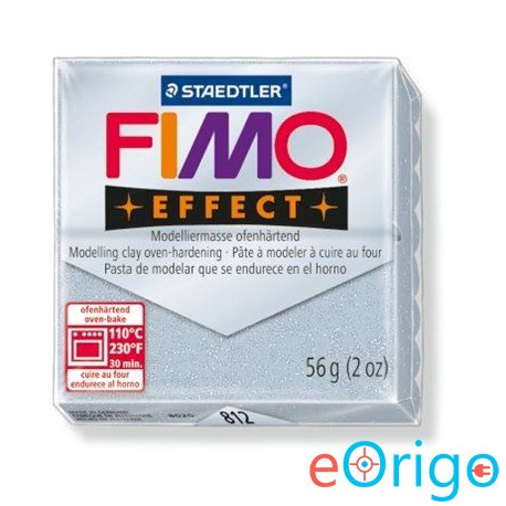 FIMO ˝Effect˝ gyurma 56g égethető csillámos ezüst (8020-812) FIMO ˝Effect˝ gyurma 56g égethető csillámos ezüst (8020-812)