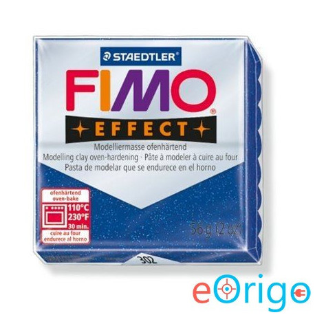 FIMO ˝Effect˝ gyurma 56g égethető csillámos kék (8020-302) FIMO ˝Effect˝ gyurma 56g égethető csillámos kék (8020-302)