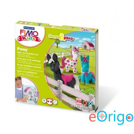 FIMO ˝Kids Form Play˝ gyurma készlet 4x42g égethető pónik (8034 08) FIMO ˝Kids Form Play˝ gyurma készlet 4x42g égethető pónik (8034 08)
