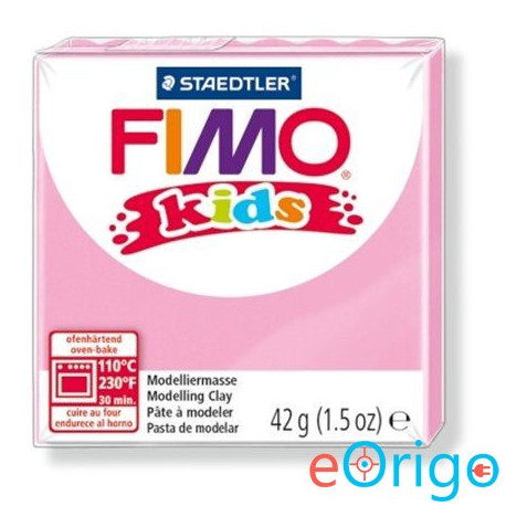 FIMO ˝Kids˝ gyurma 42g égethető pink (8030-220)