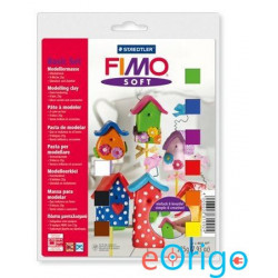 FIMO ˝Soft Basic˝ gyurma készlet 9x25 g égethető vegyes színek (8023 10)