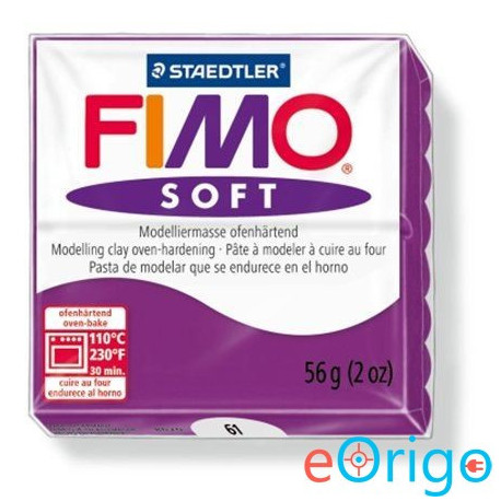 FIMO ˝Soft˝ gyurma 56g égethető bíborlila (8020-61)