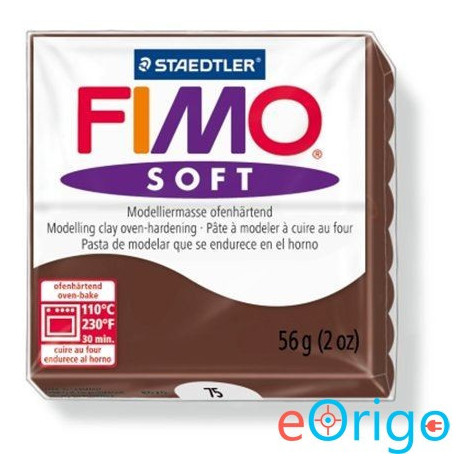 FIMO ˝Soft˝ gyurma 56g égethető csokoládé (8020-75) FIMO ˝Soft˝ gyurma 56g égethető csokoládé (8020-75)