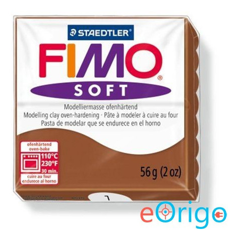 FIMO ˝Soft˝ gyurma 56g égethető karamell (8020-7)
