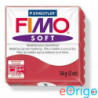 FIMO ˝Soft˝ gyurma 56g égethető meggy piros (8020-26)