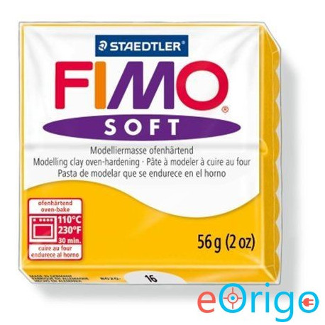 FIMO ˝Soft˝ gyurma 56g égethető napsárga (8020-16)