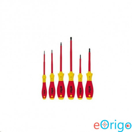 Wiha 07156 csavarhúzó készlet, 6 részes, szigetelt, Softfinish nyéllel Wiha 07156 csavarhúzó készlet, 6 részes, szigetelt, Softfinish nyéllel