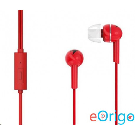 Genius HS-M320 mikrofonos fülhallgató piros (31710005415) Genius HS-M320 mikrofonos fülhallgató piros (31710005415)