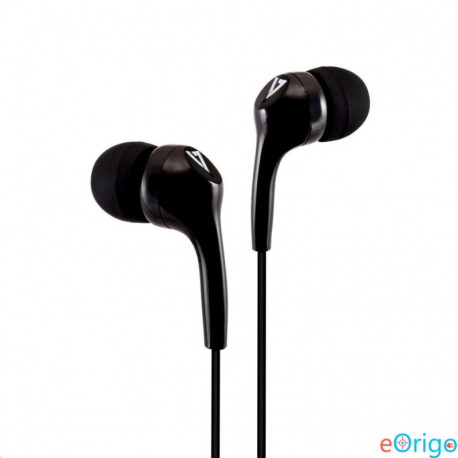 V7 Lightweight Stereo Earbuds zajszűrős fülhallgató fekete (HA105-3EB)