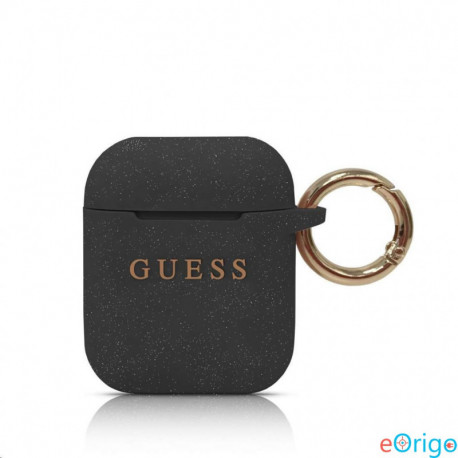 Guess Airpods szililkon tok fekete (GUACCSILGLBK)