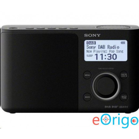 Sony XDR-S61D DAB/DAB+ rádió fekete (XDRS61DB.EU8)