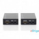 Digitus Extender HDMI HDBaseT -> 70m Cat.5e, 4096x2160p 4K UHD 3D, HDCP2.2, IR (szett) (DS-55500)