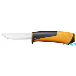 Fiskars 156017 általános kés tokba épített élezővel (1023618)