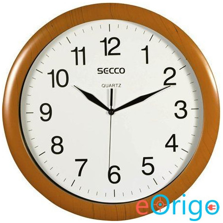 SECCO ˝Sweep Second˝ falióra 32cm fa hatású keret (DFA021 / S TS8002-97) SECCO ˝Sweep Second˝ falióra 32cm fa hatású keret (DFA021 / S TS8002-97)