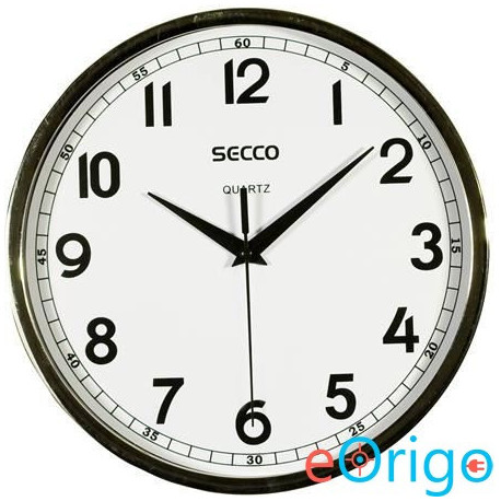 SECCO falióra 24cm króm színű (DFA025 / S TS6019-67)