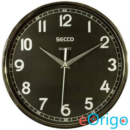 SECCO falióra 24cm króm színű (DFA036 / S TS6019-61)