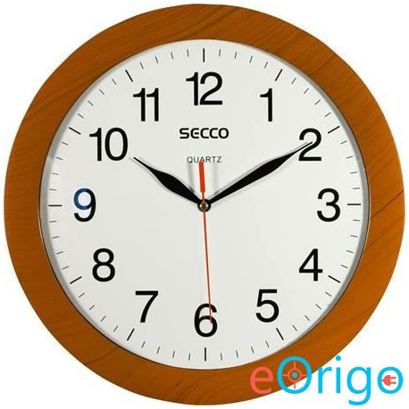 Secco S TS6046-97 falióra 28 cm fahatású keret Secco S TS6046-97 falióra 28 cm fahatású keret