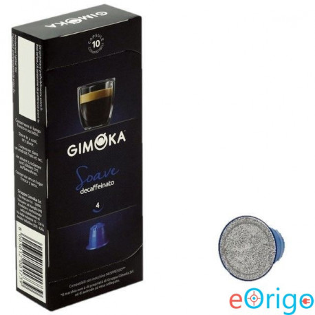 Gimoka Soave Nespresso kompatibilis koffeinmentes kávékapszula 10db Gimoka Soave Nespresso kompatibilis koffeinmentes kávékapszula 10db