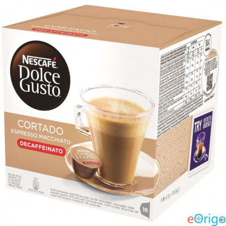 Nescafé Dolce Gusto Cortado koffeinmentes kapszula 16db (12165958) Nescafé Dolce Gusto Cortado koffeinmentes kapszula 16db (12165958)