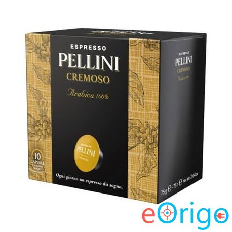 Pellini Cremoso Dolce Gusto kompatibilis kávékapszula 10db Pellini Cremoso Dolce Gusto kompatibilis kávékapszula 10db