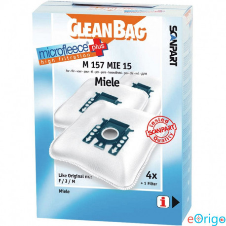 Scanpart 2682226157 porzsák M 157 MIE 15 - Miele S 300-500-700 Scanpart 2682226157 porzsák M 157 MIE 15 - Miele S 300-500-700