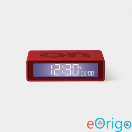 Lexon Flip+ LCD ébresztőóra piros
