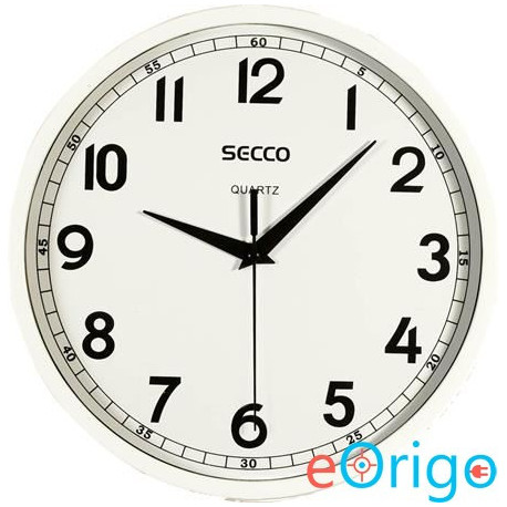 SECCO falióra 24cm fehér színű (DFA039 / S TS6019-77)