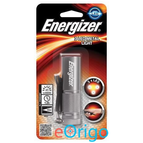 ENERGIZER LED Elemlámpa 3 LED Metal fém ház 3xAAA (E301304000/NZFHM001)