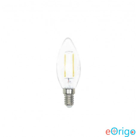 LightMe LED fényforrás gyertya forma E14 5W filament melegfehér (LM85264)
